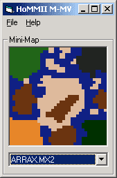 Heroes of Might and Magic Mini-Map Viewer