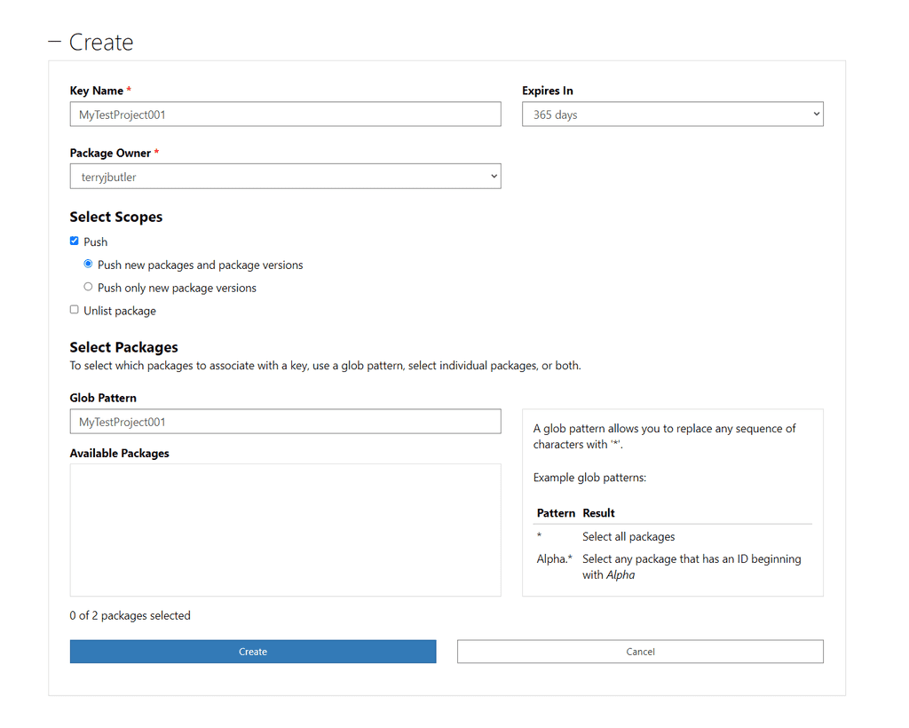 Add API Key as an Actions Secret